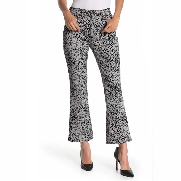 rag & bone Denim - Rag & Bone Cheetah flare crop jeans NEW 28